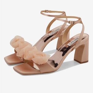 Badgley Mischka Carli Rose Tulle Sandal